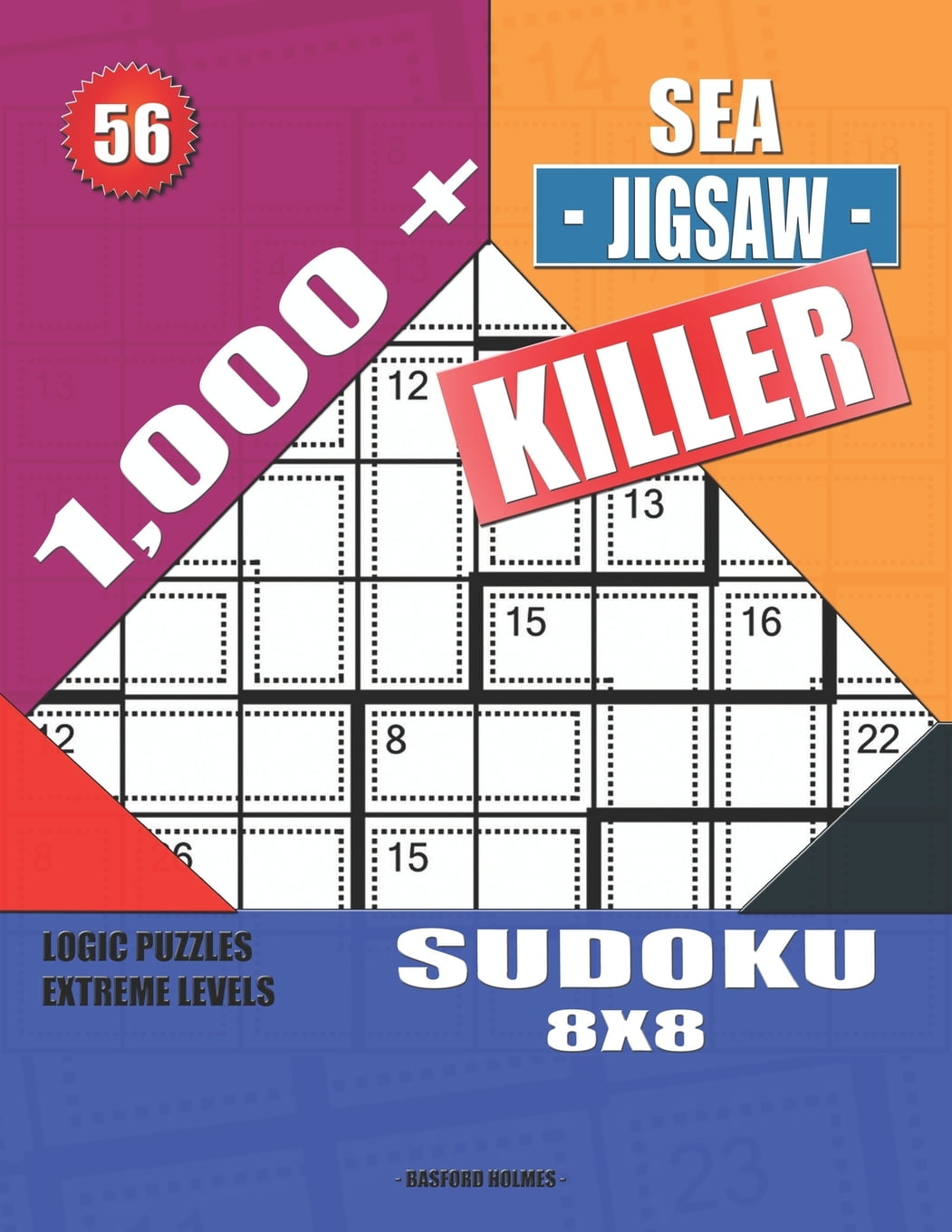Killer Sudoku 1,000 + Sea jigsaw killer sudoku 8x8 Logic puzzles