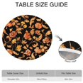 thumbnail image 6 of Water-Resistant Polyester Round Tablecloth with Elastic Hem and Floral Motifs, Perfect for Round Tables 44-52 Inches in Diameter, Extra Large Edition, 6 of 7