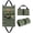 Green, variant on Morrowind Small Roll-Up Tool Bag, 5-Pocket Waterproof Organizer with Heavy-Duty Zipper, Green