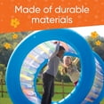 Hearthsong Roll With It Giant Inflatable Colorful Rolling Wheel for
