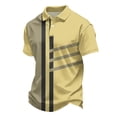 thumbnail image 6 of LIaqionyy Mens Striped Golf Shirt Business Sports Short Sleeve Collared Casual Lightweight Summer Tops Clothes S-5XL, 6 of 6