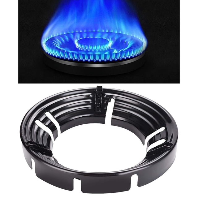 Soporte inferior para wok, Anillos de ahorro de energía, Cubierta universal para ahorro de gas, Estufa de gas, Anillos de soporte para wok para 8 hoyos perfecl cubierta de ahorro de gas