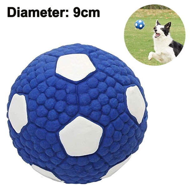 Durable Squeaky Dog Play Chew Fetch Ball Traje de fútbol para juguetes interactivos Fetch and Play Accesorios Ormromra 220639-2