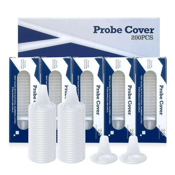 200 Counts Ear Thermometer Probe Covers/Refill Caps/Lens Filters for All Braun Ear Thermometer Models Thermometers Disposable Covers