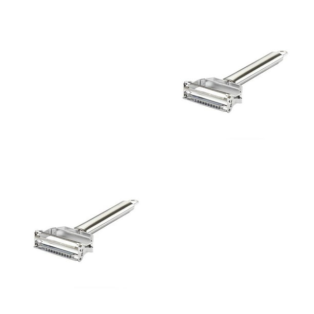 Yuarrent Cortador de verduras multifunción 2 en 1 rebanador de frutas de acero inoxidable DIY Manual rallador de zanahoria hogar restaurante tienda Type1 NO1 Yuarrent CBP496750