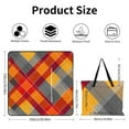 thumbnail image 2 of Colored Grid Geometry Picnic Blanket Waterproof Outdoor Beach Blanket Hand-held Pad Suitable for Travel, Camping, Beach, Family Gatherings, 2 of 7