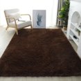 thumbnail image 3 of RULDGEE Alfombra peluda de seda gruesa de lana de felpa para sala de estar, sofá, mesa de café, Alfombra para cama de dormitorio, manta llena de tatami, 3 of 5