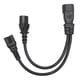 thumbnail image 1 of Cable De Alimentación IEC320 C14 A IEC320 C15 C13, Diseño De Refuerzo Macho A Hembra Ordenador Y Cable Adaptador Divisor Para PC Para Altavoz, 1 of 7