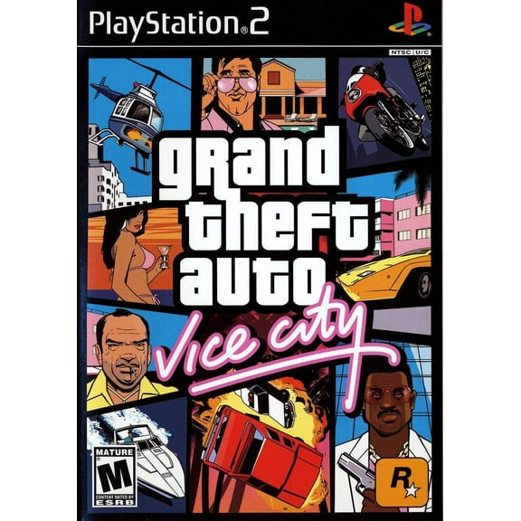 Grand Theft Auto Vice City Game PS2 2K Games PS2