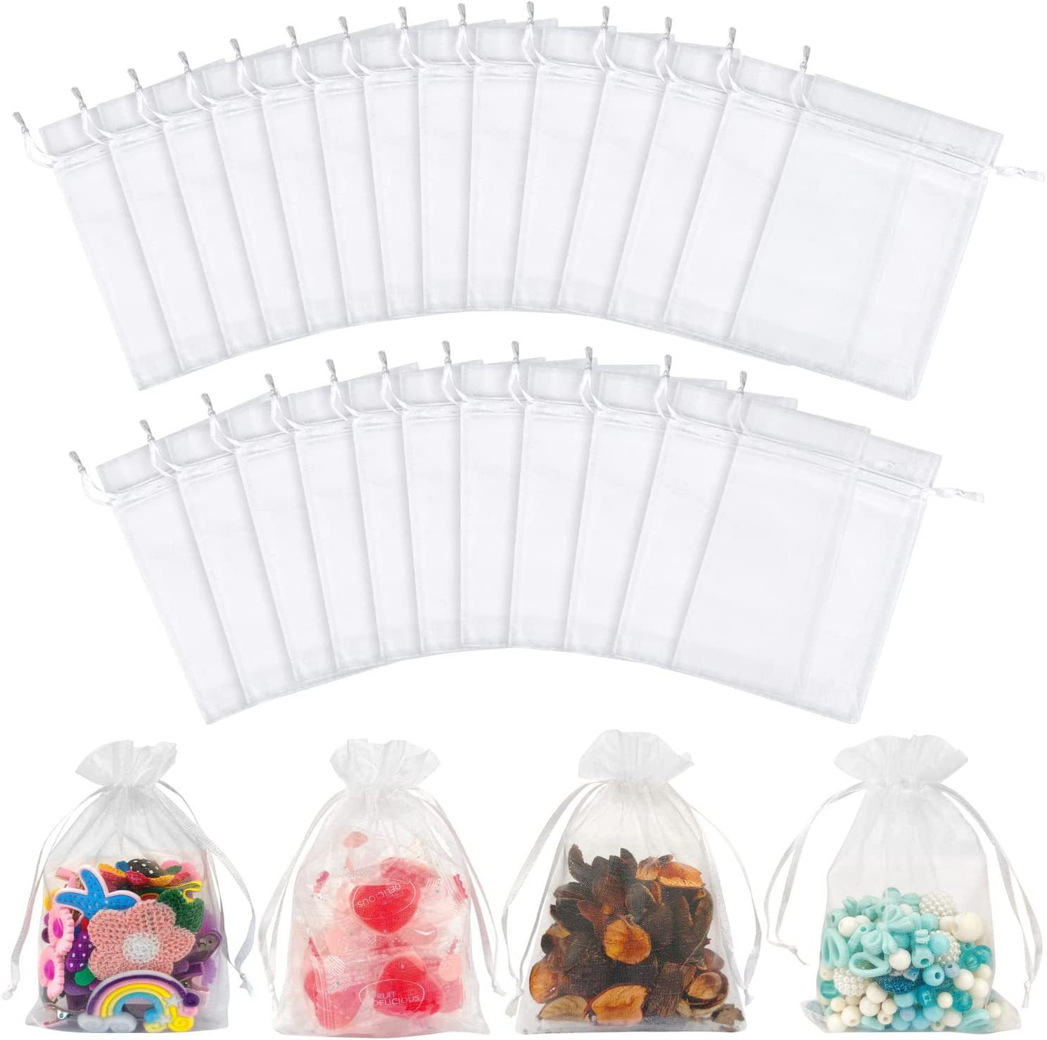 Bolsas Organza Compra Bolsas De Regalo De 100 Bolsas De