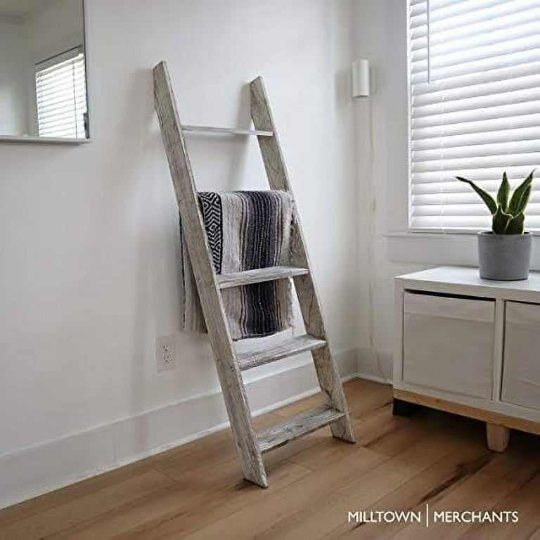 Blanket Ladder Rustic Blanket Rack Leaning Towel Ladder Ladder Blanket Holder Wood Ladder For Throws Blanket Ladders For The Living Room And