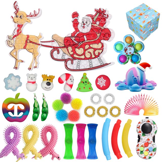 goowrom Squeezing Decompression Toy Kit, Fingertip Sensory Toys for Children