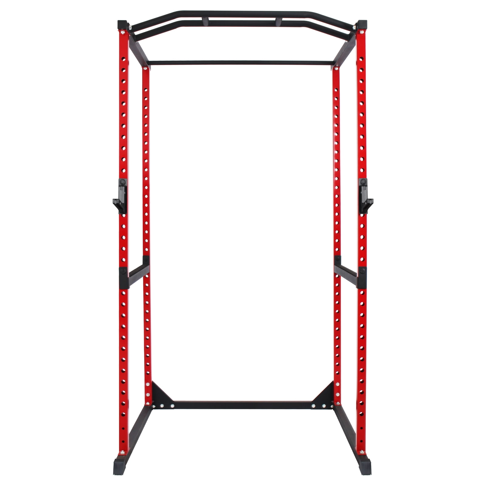 Heavy Duty Power Rack Squat Cage Include Adjustable Safety Bars,Pull-Up Bar For Home Fitness Strength Training