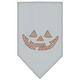 thumbnail image 1 of Jack O Lantern Rhinestone Bandana Grey Small, 1 of 1