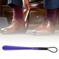 thumbnail image 5 of Unique Bargains 1 Pc Sling Long Handle Hangable Shoe Horn for Shoe 18.5"x1.77" Blue, 5 of 6