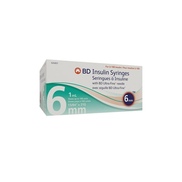 Ultra-Fine 1.0ML 31G 6MM Syringe