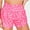 Pink, variant on HUPOM Shorts For Women Casual Summer Shorts For Teen Girls Shorts High Short Playing Hot Pink L