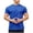 #02 Blue, variant on Busydd T Shirts for Man M-3XL Breathable Solid Color Athletic Workout Tops Round Neck Short Sleeve Summer Tops Casual Stylish Comfortable Men's Undershirts