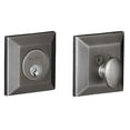 thumbnail image 1 of Baldwin 8254452 Squared Deadbolt Single Cylinder, Distressed Antique Nickel, 1 of 1