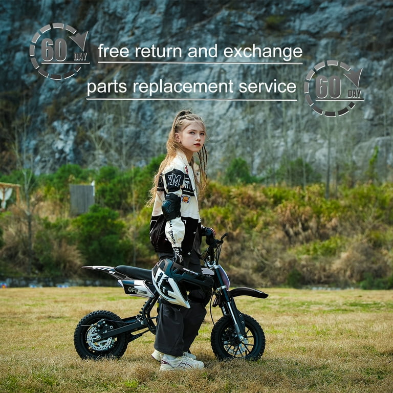 TOXOZERS Dirt Bike50cc 2-stroke Gas Mini Bike for Kids 8-14,With