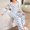 Blue, variant on LIZUOJUN Cute Pajama Sets for Women Long Sleeve Pants Sleepwear 2 Piece Lounge Set Soft Comfortable Breathable Pjs Loungewear V Neck Heart Print Pajama Casual Sleepwear - L