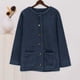 thumbnail image 1 of Suéter abrigo mujer casual talla grande suéter bolsillos ropa exterior botones cárdigan abrigo mujer abrigo, 1 of 5