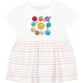 thumbnail image 3 of Inktastic Happy Sun Moon and Planets Girls Baby Dress, 3 of 5