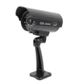 Dummy Fake Security Camera Red Flashing Lights Simulated CCTV Camera