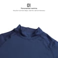 thumbnail image 3 of WBQ Men's Compression Shirts Long Sleeve Athletic T Shirt Workout Cool Dry Running Tops Gym Undershirts Baselayers, 3 of 9