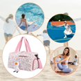 thumbnail image 5 of Women Sport Gym Bag Large Capacity Dry Wet Separation Fitness Duffel Bag with Shoe Compartment in Pink, 5 of 5