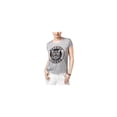 thumbnail image 1 of Mighty Fine Womens Bayside Tigers Ringer Graphic T-Shirt, Grey, Juniors, X-Large, 1 of 1