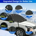 thumbnail image 6 of HHGBAD Car Windshield Protector - All-Weather Magnetic Shield,Waterproof, Sun Reflective, Antifreeze Cover, 6 of 6