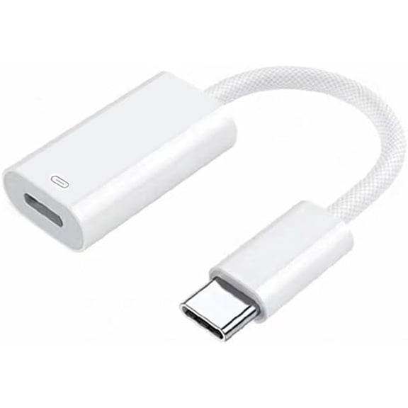 for USB-C Adapter, Type C USB C Male to Female Fast Charging Data Sync Cable for iPhone 15 Pro Max Plus/iPad, Nylon Braided Converter Cord for MacBook iMac and More