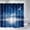 Blue Sky Starry Sky, variant on Shower Curtains Waterproof Polyester Fabric,Large Width Bright Partition Curtain with Sunrise Beach Print,Shower Curtain Liner for Bathtub Bathroom with 12 White Hooks (72 x72 inches)