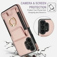thumbnail image 6 of TECH CIRCLE For Galaxy A12 Case,Flip Wallet Case with Card Slots Ring Stand Holder Kickstand Folio PU Leather Protective Phone Cover for Samsung Galaxy A12 6.5" 2021,Rosegold, 6 of 8