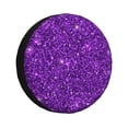 thumbnail image 2 of Balery Purple Glitter Tire Covers - Tough Tire Wheel Protector for Truck, SUV, Trailer, Camper, RV -14 inch, 2 of 8