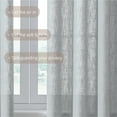 thumbnail image 5 of Moutainwind Polyester Linen Textured Curtains Light Filtering Semi-Sheer Grommet Curtain Pair, 5 of 16