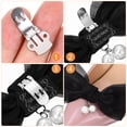 thumbnail image 2 of 36 Pcs Shoe Clips Shoe Accessories Shoe Jewelry DIY Crafts Buckles Shoe Buckles for Decorations Spring Steel Metal Material Detachable Shoe Buckle with Bow Flower Clip Spray Paint Women's Miss, 2 of 6