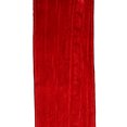 thumbnail image 3 of Ribbon - Crushed Velvet Touch Deluxe Wired Edge Ribbon, Red, 2-1/2 Inch, 10 Yards, 3 of 3