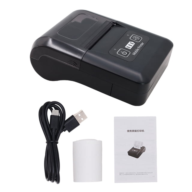Recibo Bisosofice Portable Mini de 58 mm Entresora Térmica Termal de 2 Pulgadas BT+USB Bill Bill Entresora de Boleto Con Papel Enrefeso de 57 mm ConiO CONIOS PARA