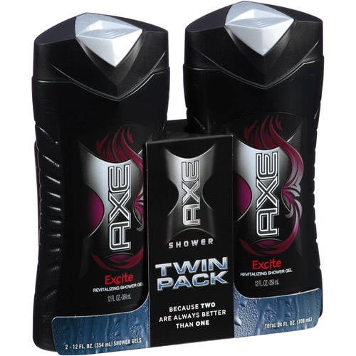 AXE Excite 12 Fl. Oz. Shower Gel, Twin Pack