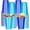Blue&Light Blue, variant on 100 Pack 16 OZ Pastel Rainbow Plastic Cups in Pink Orange Blue Purple & Green, Disposable Assorted Colors Drinking Cup for Easter Party Birthday Graduation Wedding Gatherings Picnic Supplies