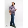 thumbnail image 3 of Camisa Caballero Ele Tallas Extra Xl A 6xl Cuadro Rojo E.251, 3 of 8