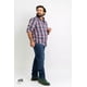 thumbnail image 3 of Camisa Caballero Ele Tallas Extra Xl A 6xl Cuadro Rojo E.251, 3 of 8