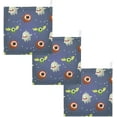 thumbnail image 6 of Coolnut 3 PCS Cute Monsters Bat Baby Muslin Washcloths, Halloween Ghost Face Towel Burp Cloths Ultra Soft Absorbent Cotton Bath Wipes Towels for Newborn Boys Girls, 6 of 6