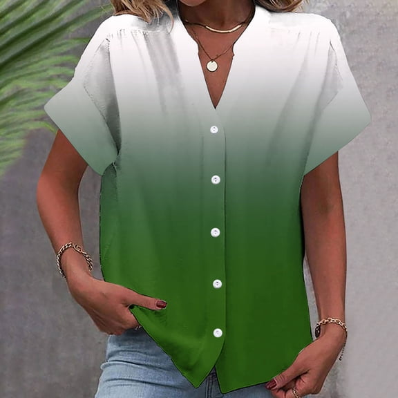 Pohista Women Tops and Blouses Linen Shirts for Women Summer Women's Blouses Short Sleeve Tops for Women 2025 my orders