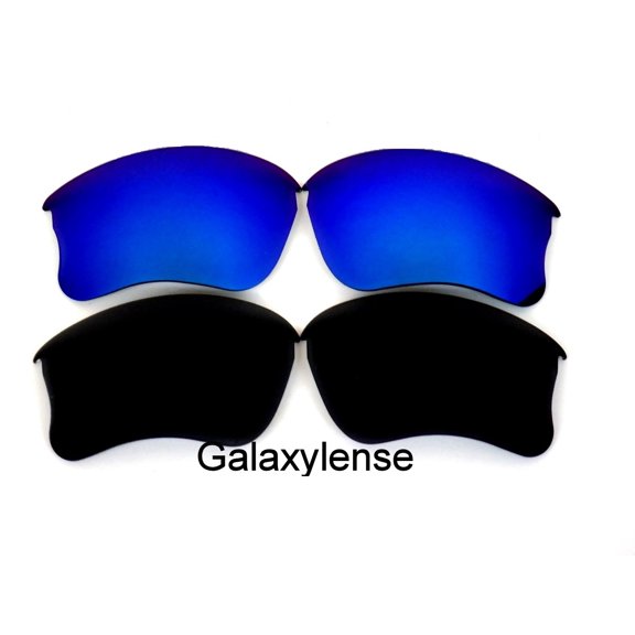 Galaxy Replacement Lenses for Oakley Flak Jacket XLJ Blue & Black