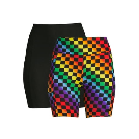 No Boundaries Juniors’ Bike Shorts  2-Pack