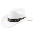 thumbnail image 1 of Western Style Cowboy Hat Curved Brim Ideal For Outdoor Adventure Travel Riding And Everyday Use, 1 of 3