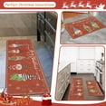 thumbnail image 5 of Christmas Kitchen Rugs and Mats 2 PCS Non Skid Farmhouse Kitchen Mats for Floor Waterproof Kitchen Runner Rugs Set Gnomes Snowflake Antifatigue Kitchen Mat for Winter Xmas Holiday Decor, 5 of 6